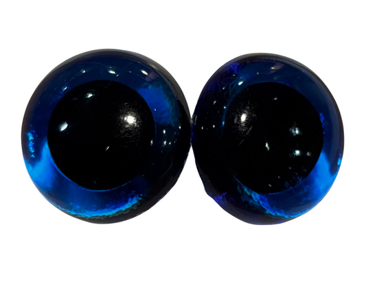 30mm Blue Safety Eyes & Washer (Price Per Pair)