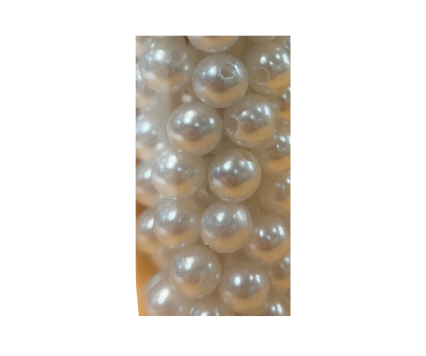 10mm Loose White Pearl Beads (Price Per Gram)