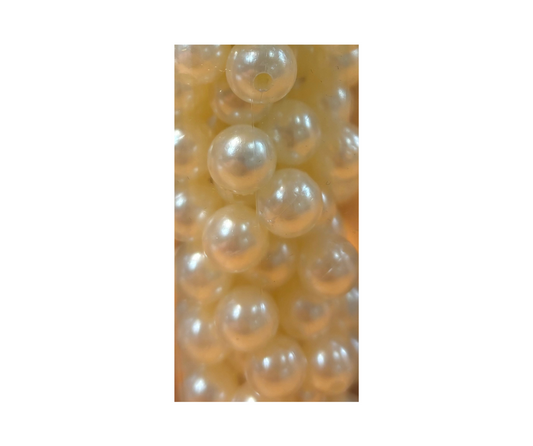 10mm Loose Ivory Pearl Beads (Price Per Gram)